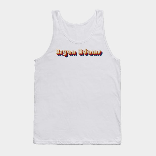 retro vintage Bryan Adams Tank Top by TulenTelan